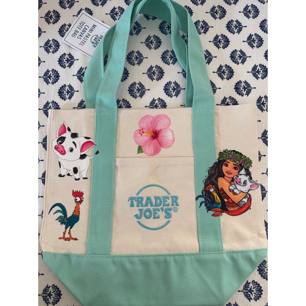 Disney Moana and Pua Custom Made Trader Joes Mini Tote